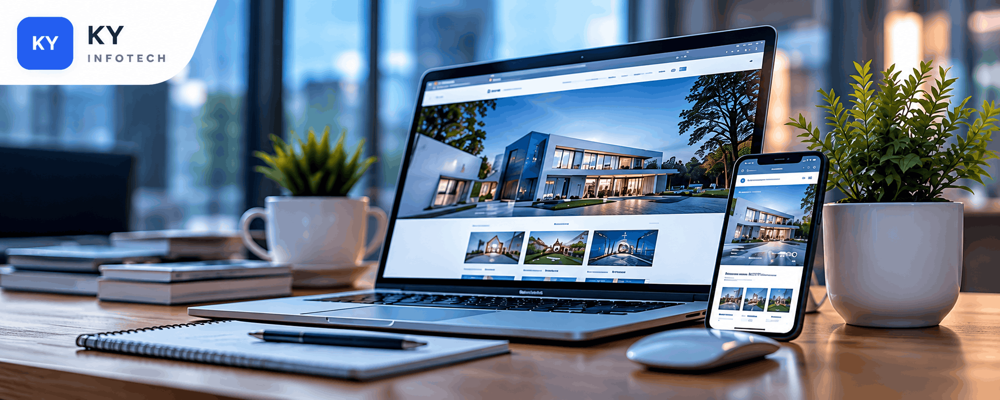 Professional website design by KY Infotech Services