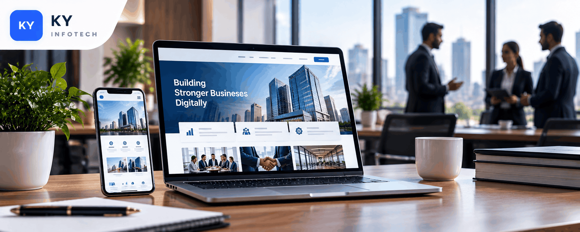 Corporate website design portfolio