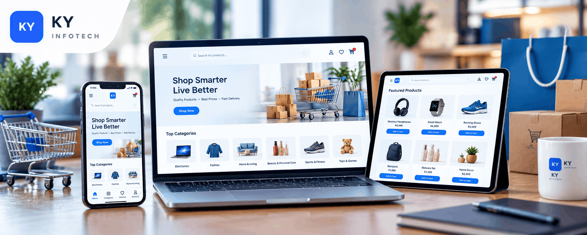 E-commerce website portfolio