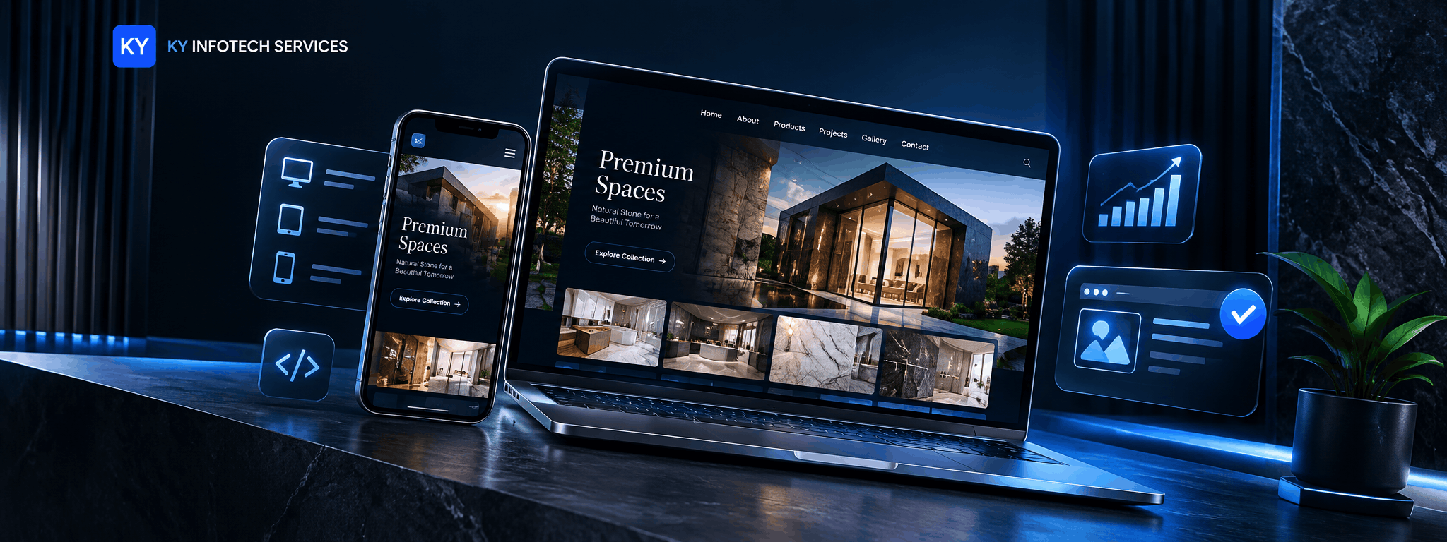 Modern website design