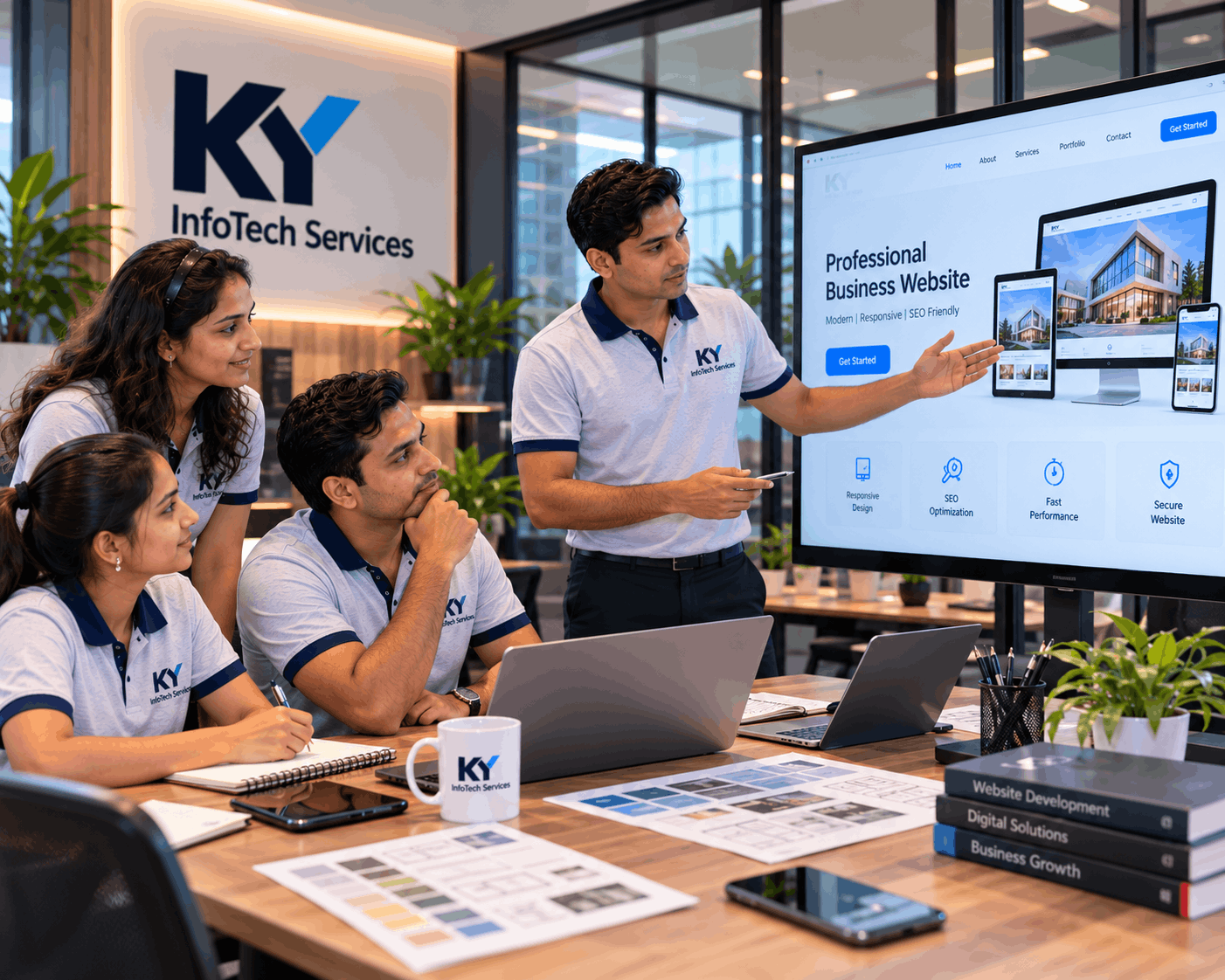 Corporate website design