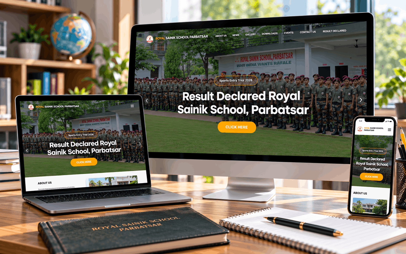 Product catalogue website showcase